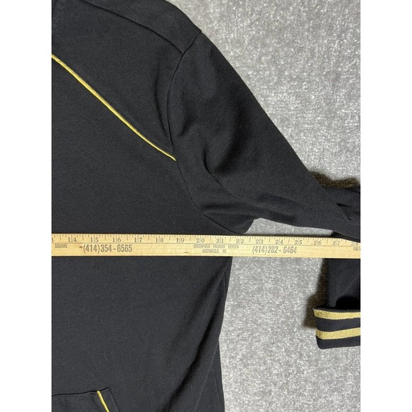 Quacker Factory Rhinestone Grommet Gold Trim Full Zip Jacket Women Large Pockets - Picture 14 of 15